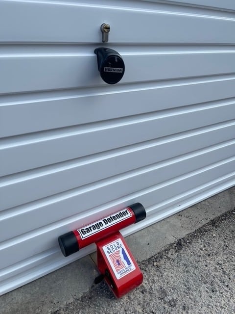 Garage lock installation